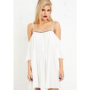 White flowy dress